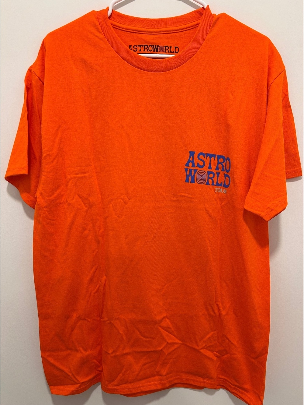 Astroworld Tour Orange Graphic T-Shirt Size Large